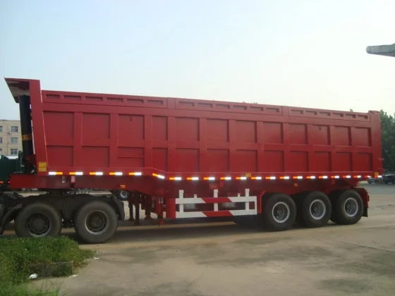 4-Axle 100 Ton Tipper Trailer for Construction