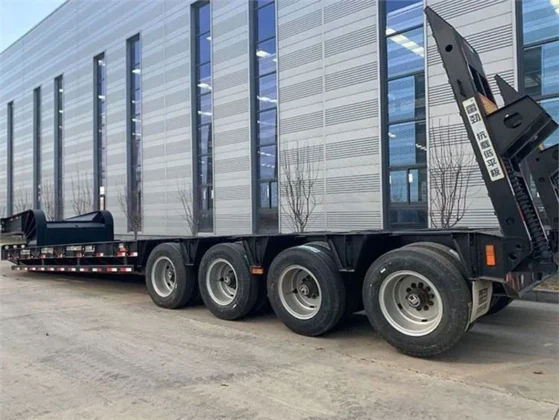 100 Ton Heavy Duty Lowbed Semi Trailer