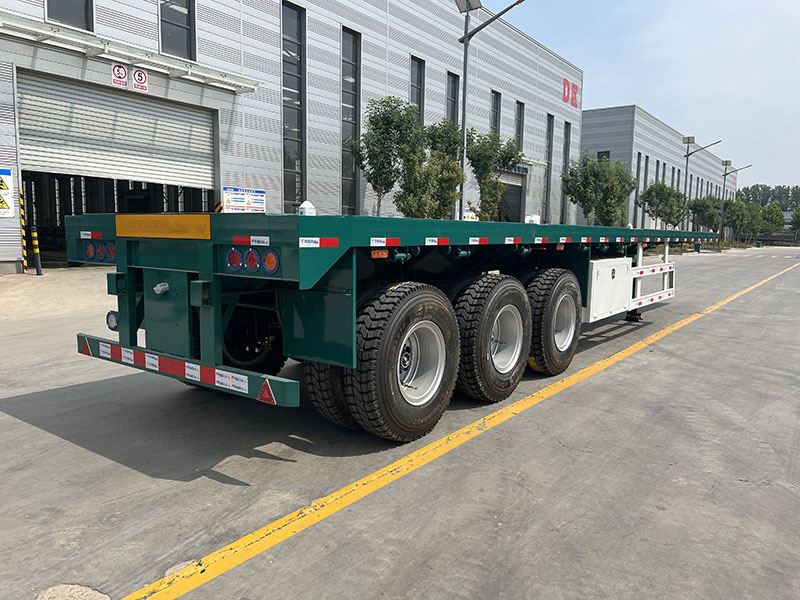 12 Wheel 40ft Flatbed Semi Trailer