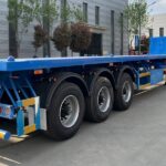 4-Axle 80 Ton 40ft Flatbed Trailer for Construction