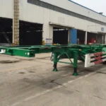 4-Axle 80 Ton 45ft Skeleton Container Trailer