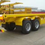 2-Axle 80 Ton 40ft Skeleton Container Trailer
