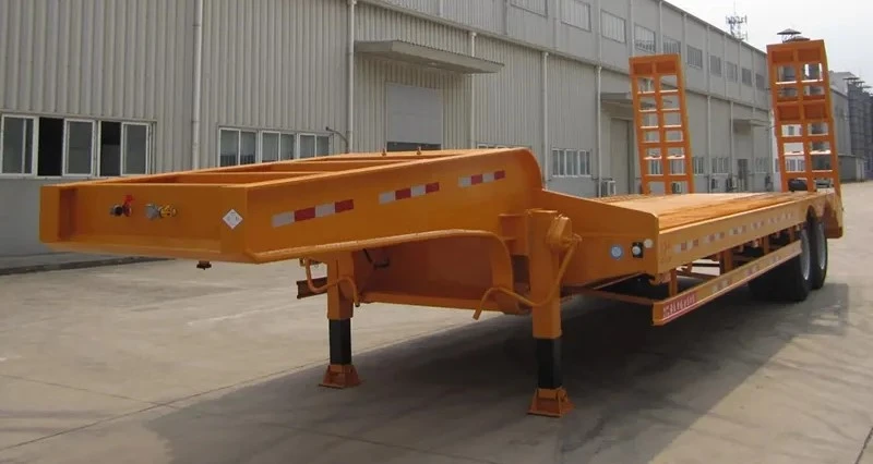 2-Axle 30-50 Ton Lowbed Semi Trailer