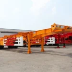 2-Axle Tandem Skeleton Semi Trailer