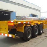 Gjysmërimorkio Skeleton për Container 40ft me 2/3 Akse në Shitje