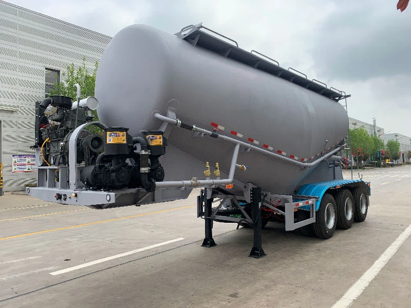 3 Axle 30 Ton Bulk Cement Trailers in Africa