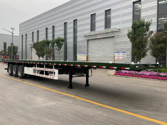 3 Axle 40ft Flatbed Semi Trailer