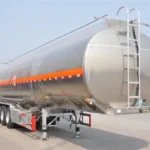 45000L Aluminum 3-Axle Tanker Trailer for Fuel