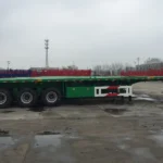 3 Axle 60 Ton Flatbed Semi Trailer