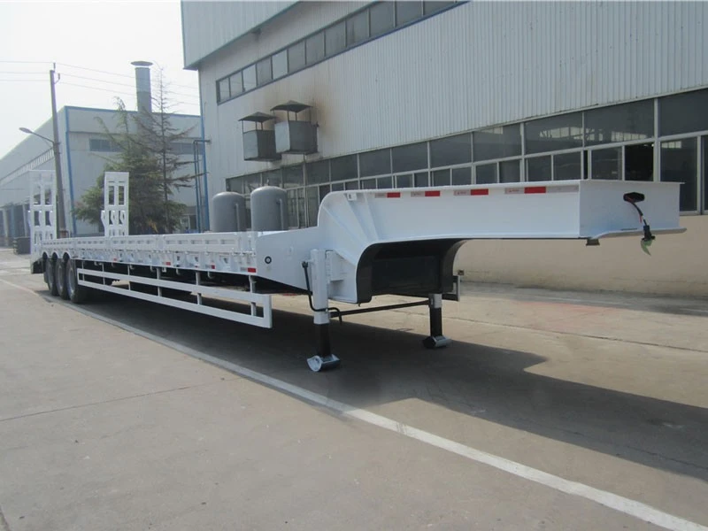 3-Axle 80 Ton Lowbed Trailer for Cement
