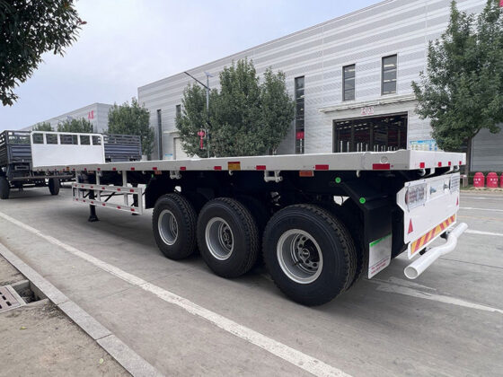3-Axle 20-60ft Flatbed Cargo Trailer