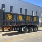 3-Axle 30 Ton 40ft Tipper Trailer for Excavator