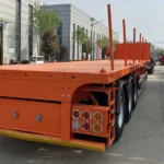 3-Axle 80 Ton 45ft Flatbed Trailer for Machinery