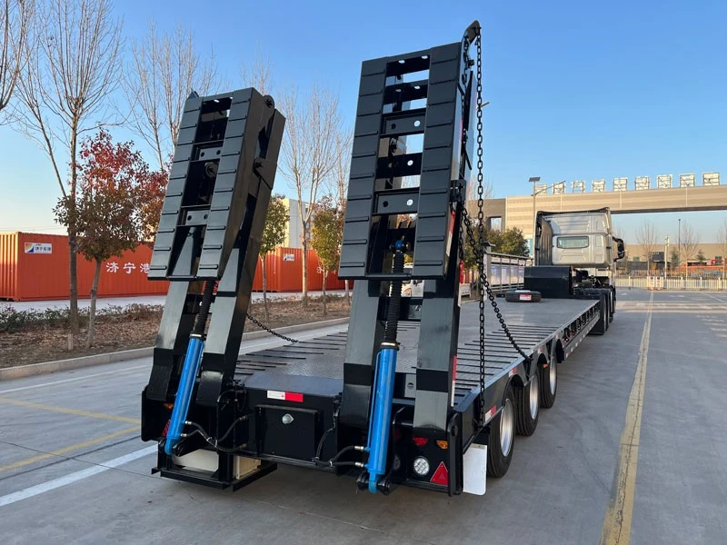 3-Axle 150 Ton Lowbed Trailer for Excavator