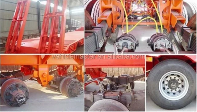 3 Axle Low Bed Semi Trailer