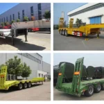 3-Axle 30 Ton 45ft Lowbed Trailer