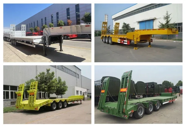 3-Axle 30 Ton 45ft Lowbed Trailer