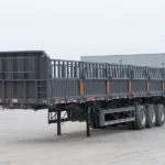 3 Axle Side Dump Semi Trailer