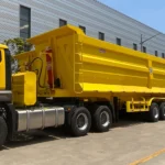 3 Axles 50 Ton End Dump Semi Trailer
