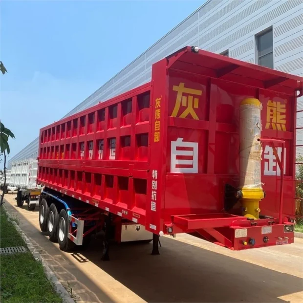 3 Axles 30-40ft Dump Truck Semi Trailer for Sale