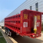3 Axles 30-100 Ton Dump Truck Trailer for Sale