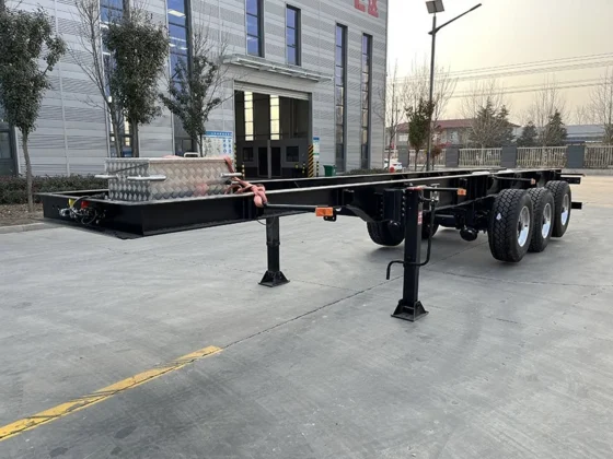 3 Axles Skeleton Semi Trailer for Sale