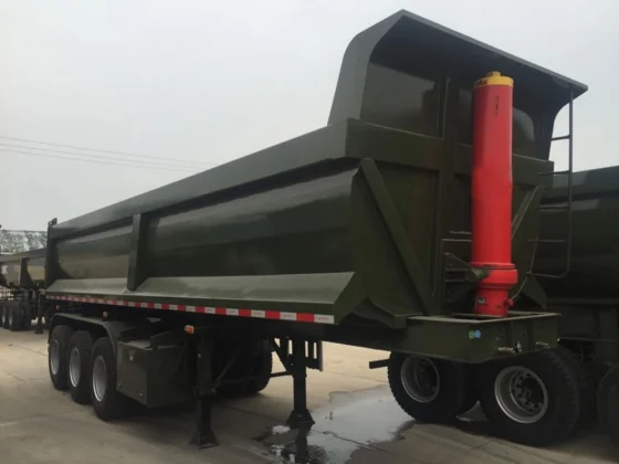 30-100 Ton Rear Side Tipper Semi Trailer for Sale