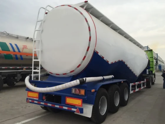 35m³ Aluminum 4-Axle Tanker Trailer for Cement