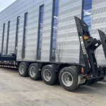 4-Axle 150 Ton Lowbed Trailer for Excavator