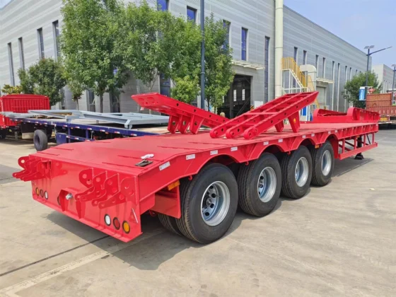 4 Axle Semi Low Loader Trailer
