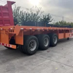 3-Axle 40ft Flatbed Trailer for Fuel