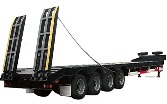 3-Axle 40 Ton 28ft Lowbed Trailer
