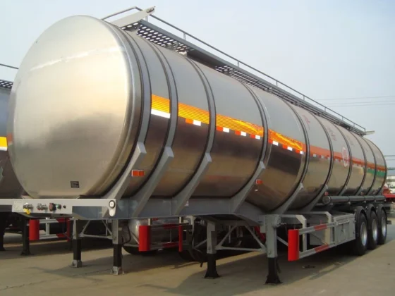 40000L Aluminum Fuel Tanker Trailer