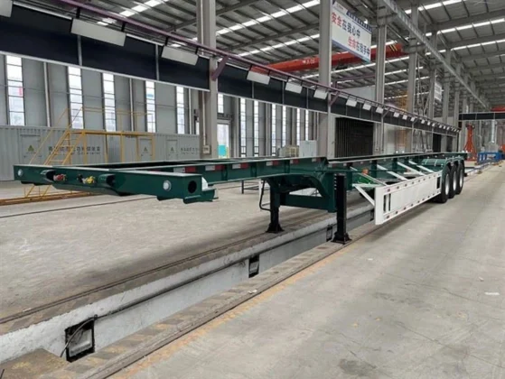 40ft Container Chassis Trailer in Central America