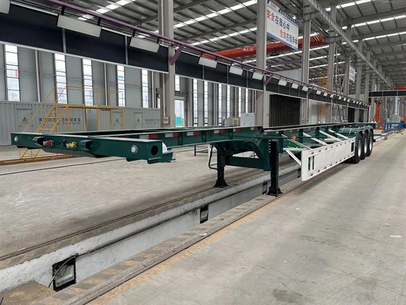 40ft Container Chassis Trailer in Central America