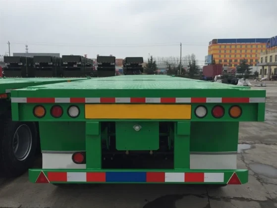 2-Axle 80 Ton 40ft Flatbed Trailer for Machinery