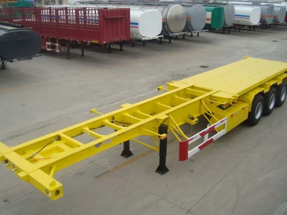 40ft Shipping Container Chassis Semi Trailer for Sale