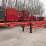 2-Axle 80 Ton 40ft Skeleton Container Trailer for Fuel