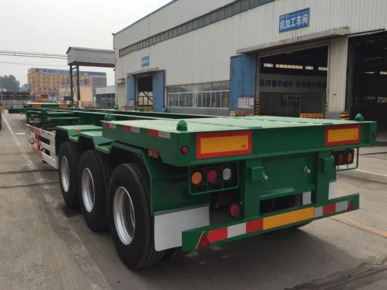 40ft Skeleton Trailer For Transport Containers