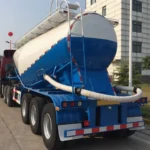 Semi-remorque citerne à carburant en aluminium 4 essieux 45 m³