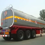 Semi-remorque citerne à carburant en acier au carbone 47 000 L à vendre