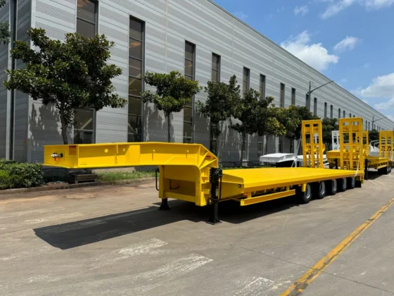 5-Axle 100 Ton Lowbed Semi Trailer