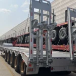 5 Axle Heavy Duty Lowbed Semi Trailer