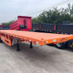 50ft Flatbed Semi Trailer 30-80 Ton