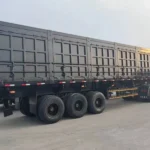 4-Axle 50 Ton Side Tipper Trailer for Cement