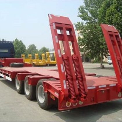 3 Axles 60 Ton 53-56ft Lowboy Trailer for Sale