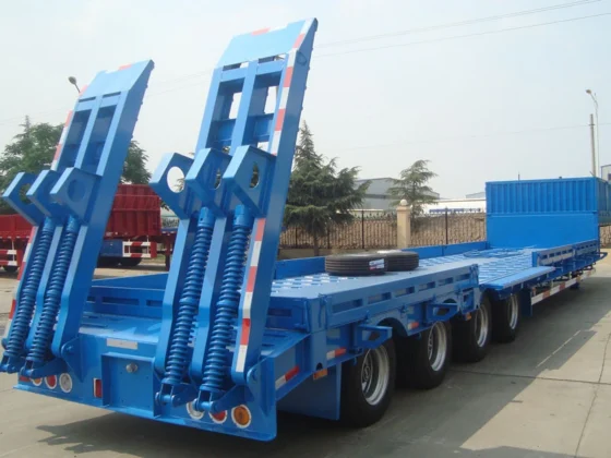 80 Ton Lowbed Trailer With Widened Parts