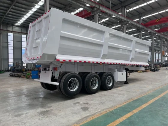 20-45m³ Rear Dump Semi Trailer for Sale