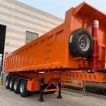 4-Axle 80 Ton Tipper Trailer for Construction