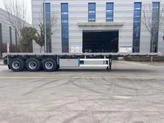 Best 3 Axle 40ft Flatbed Semi Trailer